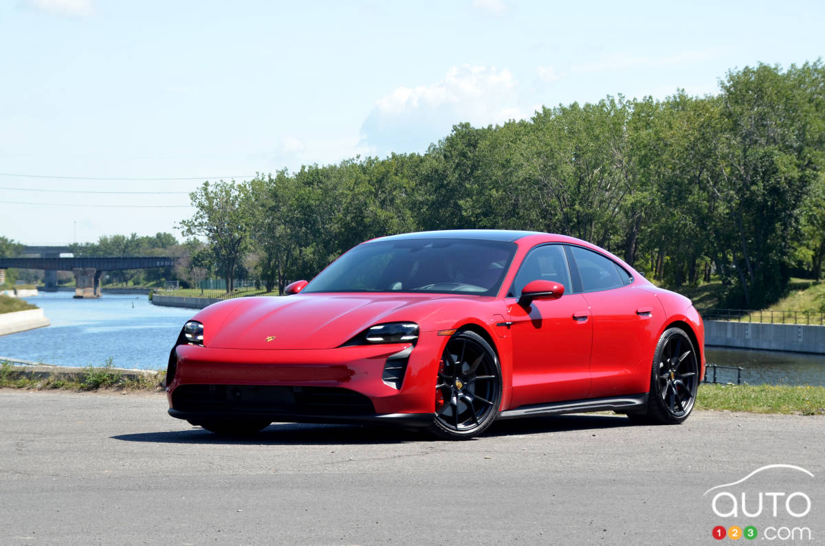 Porsche Taycan GTS 2022 essai routier : électrique et électrisante